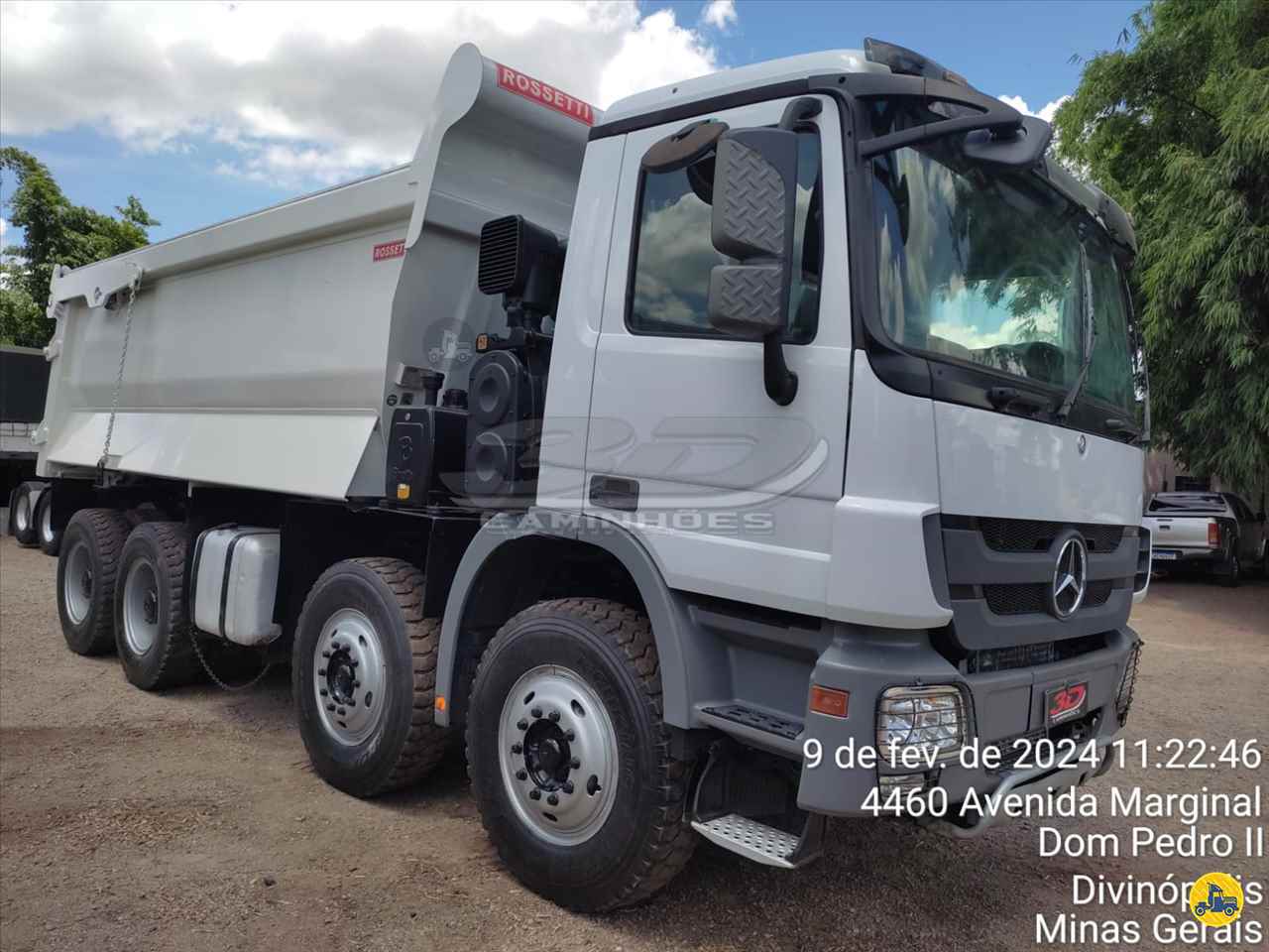 CAMINHAO MERCEDES-BENZ MB 4844 Caçamba Basculante BiTruck 8x4 3D Caminhões  DIVINOPOLIS MINAS GERAIS MG